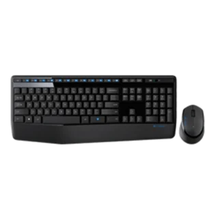 LOGITECH MK345 WIRELESS KEYBOARD AND MOUSE COMBO WITH PALM REST